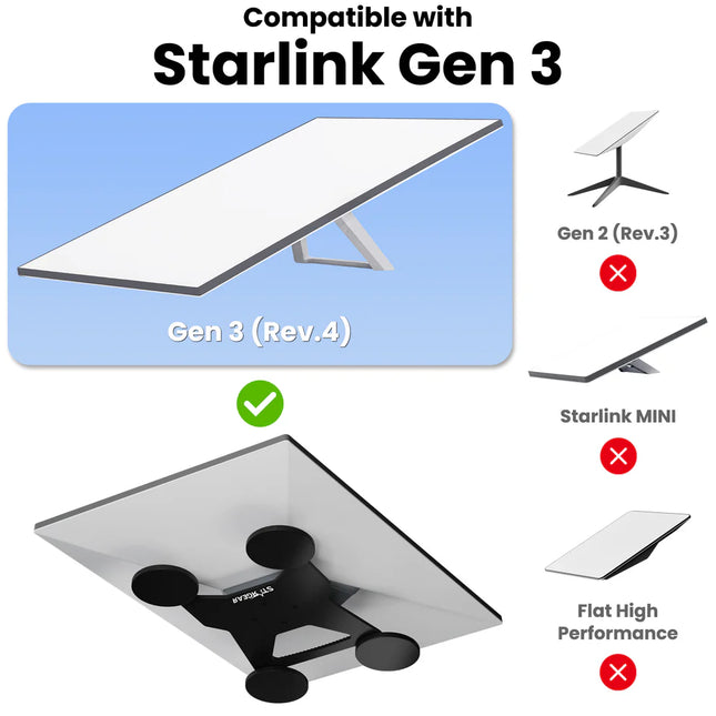 STARGEAR Gen3 Starlink Standard Magnetic Mount
