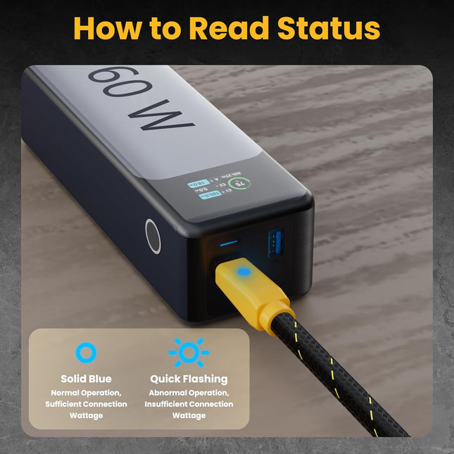 STARGEAR Mini USB-C Rugged Power Cable 2m