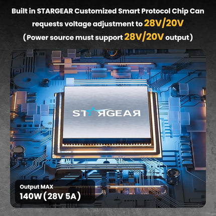 STARGEAR Mini USB-C Rugged Power Cable 2m