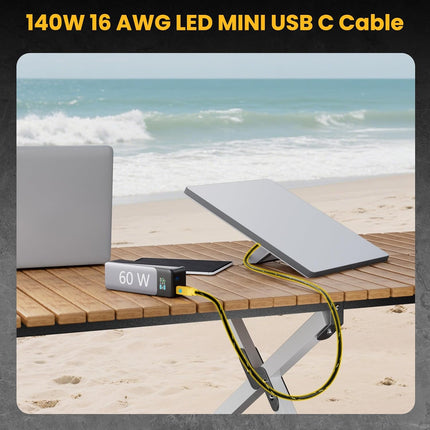 STARGEAR Mini USB-C Rugged Power Cable 2m